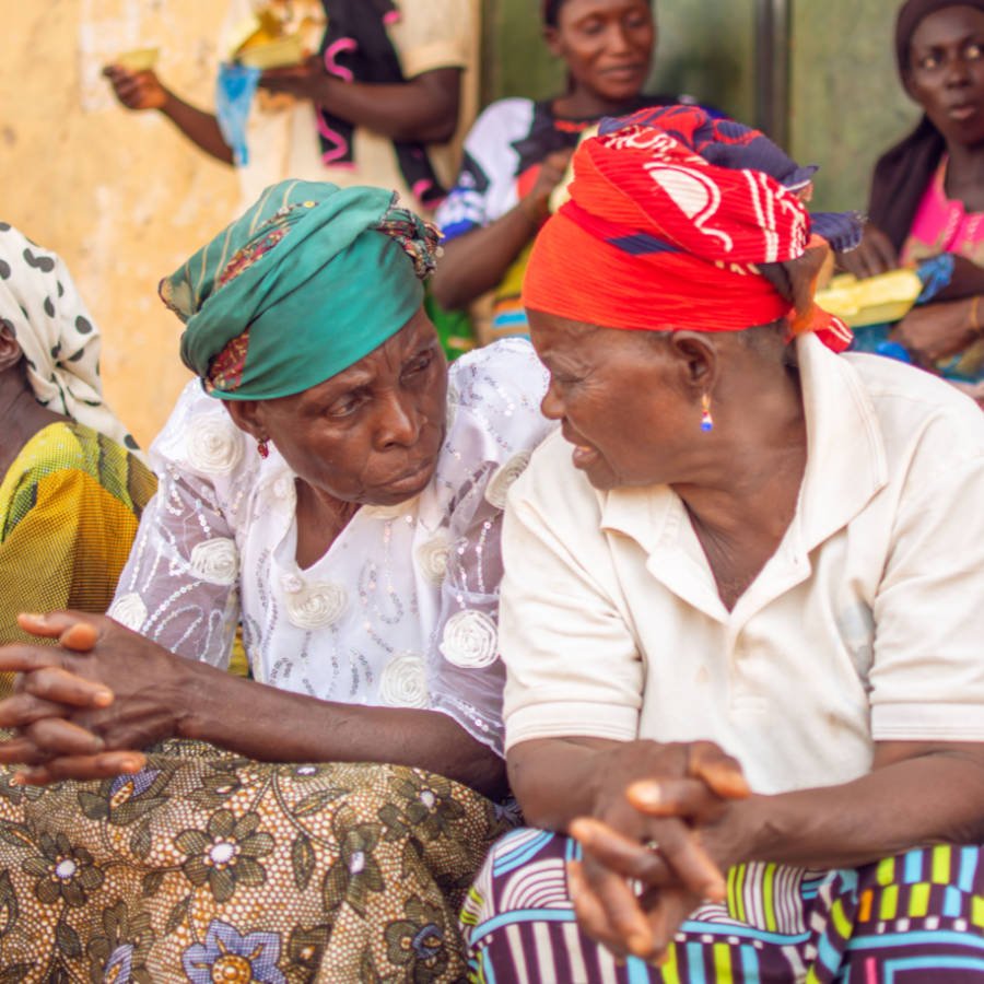 Women at IDP camp.