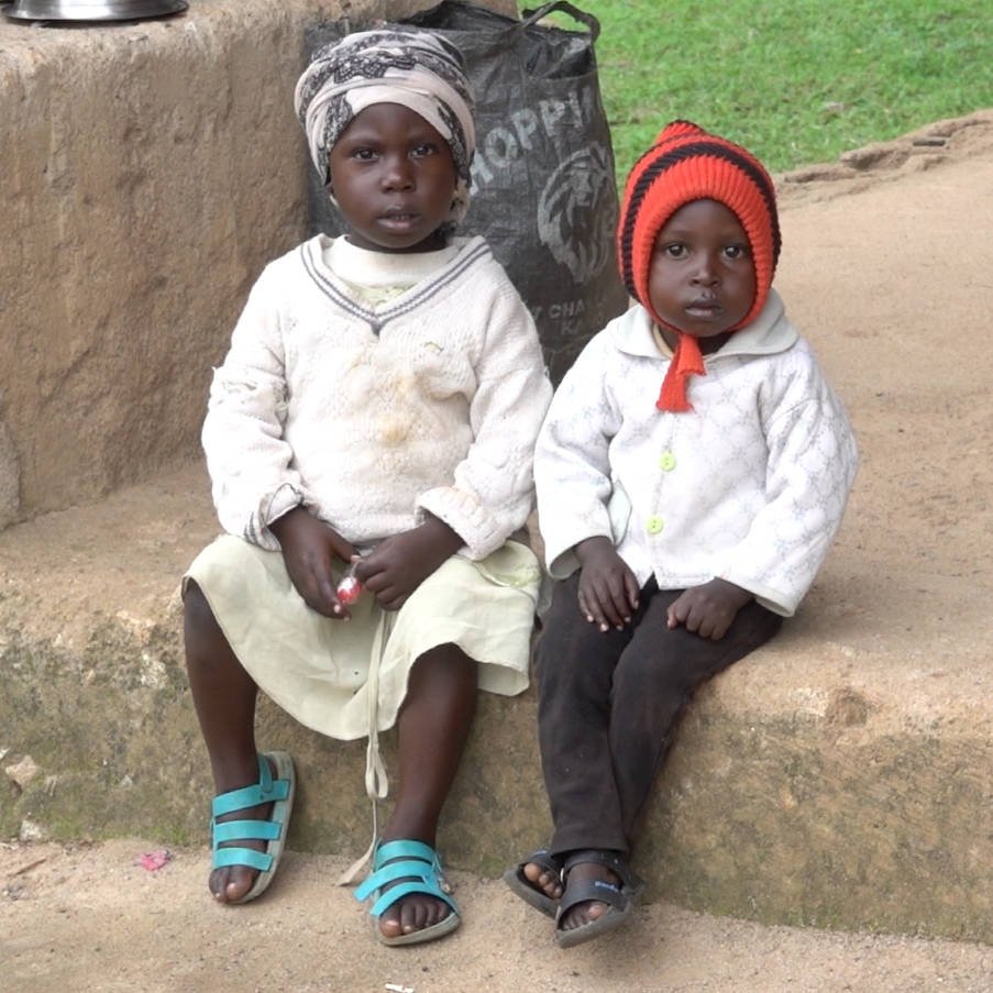 Children at a Widow's Conference